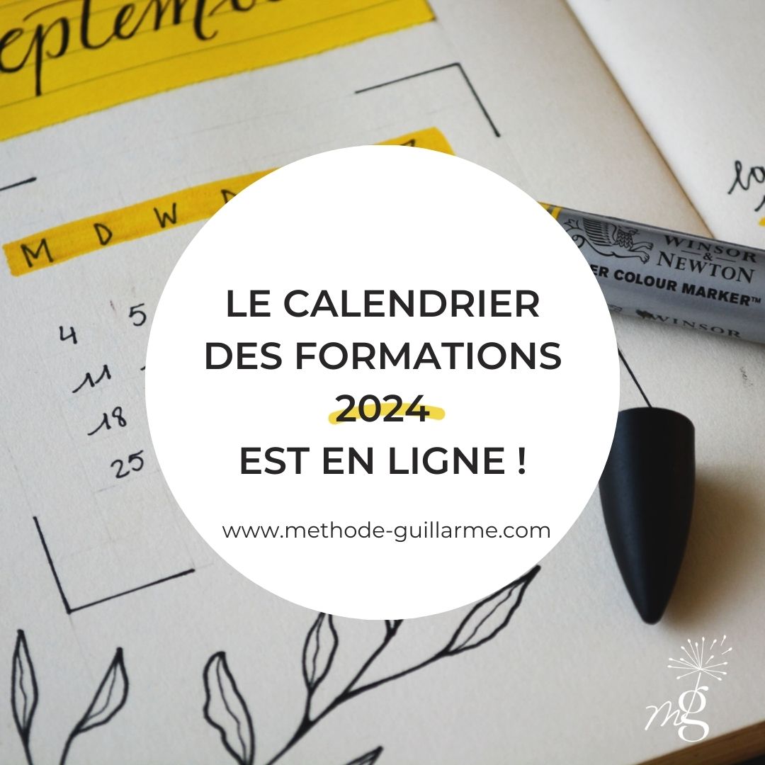 🗓Le Calendrier Des Formations 2024 Est En Ligne 🥳 - Méthode GUILLARME